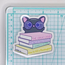 Load image into Gallery viewer, Book Cat Sticker
