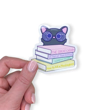 Load image into Gallery viewer, Book Cat Sticker
