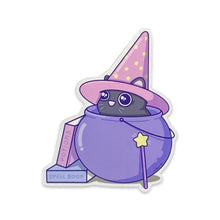 Load image into Gallery viewer, Cauldron Cat Sticker
